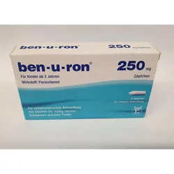 Ben-U-Ron Zäpfchen für Kleinkinder 250mg 5 Stück