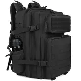 zavothy Militär Rucksack 45L Schwarz