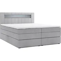 M-punkt Boxspringbett KUBA KING mit Bettkasten 180 x 200