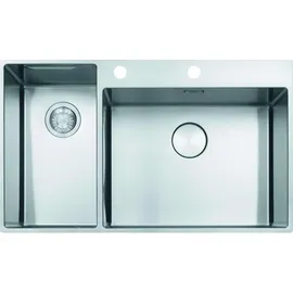 Franke BWX 220-54-27 TL rechts Aufsatzwanne Edelstahl Handbetätigung 860 x 510 mm