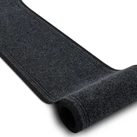 RugsX Läufer, Anthrazit, Textil, Freiform, 100x100 Cm