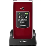 Senioren Handy BeaFon SL605 Red - Klapphandy mit SOS-Notruftaste FM-Radio - NEU