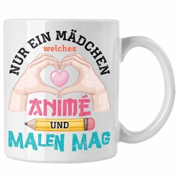 Trendation Tasse Trendation – Anime Tasse Geschenk Spruch Kaffeetasse Geschenke Deko Anme Fan Spruch weiß