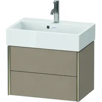 Duravit XViu Waschtisch-Unterschrank XV43160B175 58,4x38,4x39,7cm, 2 Schubkästen, champagner matt,
