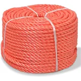 vidaXL Polypropylenseil 8 mm 500 m Orange