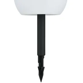 LINDBY LED-Solarlampen Lago RGBW, 3er-Set, Kugeln, Erdspieß