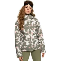 ROXY Damen Funktionsjacke JETSKI J SNJT, DEEP LICHEN GREEN NIMAL, XS