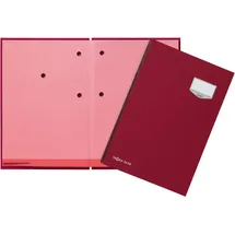 Pagna Unterschriftenmappe A4 Rot 20 Fächer