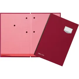 Pagna Unterschriftenmappe A4 Rot 20 Fächer