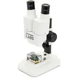 Celestron 44207 CL-S20 Stereo Microscope, 20x Magnification, White