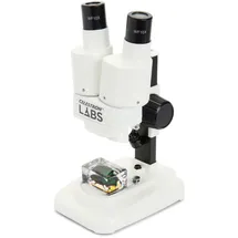Celestron 44207 CL-S20 Stereo Microscope, 20x Magnification, White