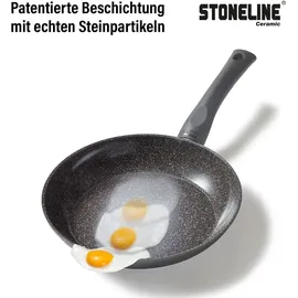 STONELINE STONELINE® CERAMIC Bratpfanne 24 cm | mit Deckel