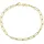 Celesta Armband 925 Silber gelb vergoldet 21 cm