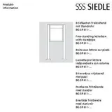 Siedle 210005009-00 210005009-00 Briefkasten Anthrazit