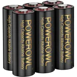 POWEROWL 23A Batterien 12V Alkaline Batterie, A23S MN21/23 L1028 Kompatibel, 6 Stück, 3 Jahre Garantie