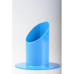 Kerzenleuchter Blau Ø für Kerzen 5 cm Eisen, rund