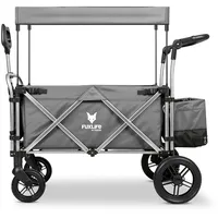 FUXTEC Fuxlife Luxus Bollerwagen FC-CTL900 Grau