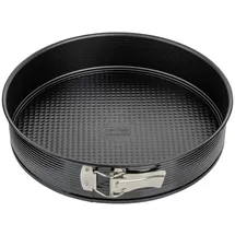 Zenker Springform mit Antihaftbeschichtung, runde Kuchenform mit Flachboden (Farbe: schwarz),