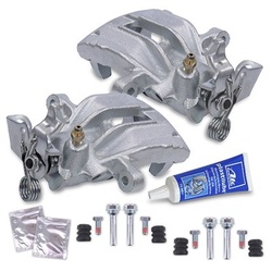 Atec 2x Bremssattel + Zubehör Hinterachse für Ford, Seat, VW