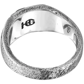haze & glory Haze&Glory Ring Anker schwarz & Silber 64