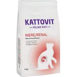 Kattovit Feline Diet Niere/Renal Katzentrockenfutter Diätnahrung Sparpaket 2 x 4 Kilogramm