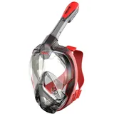 Seacsub Unica Schnorchelmaske - Black / Red /Clear Silicone - L-XL