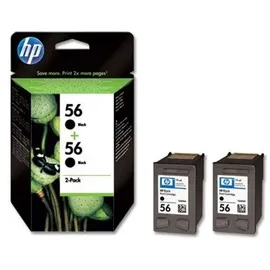 HP 56 schwarz 2er-Pack C9502AE