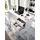 Dmora Schreibtisch Dgabbi, Mehrzweckschreibtisch für Büro oder Schlafzimmer, linearer Arbeitstisch mit 2 Schubladen und 1 Tür, 139 x 60 x 75 cm, Weiß