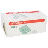 Noba Nobatop 8 Vliesstoffkompressen unsteril vierfach gelegt 100 Stück 5 cm x 5 cm