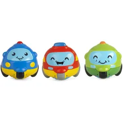 Chicco - TURBO BALL Fahrzeuge 3 Stück - Das erste Mini-Fahrzeug, das wie ein Ball rollt