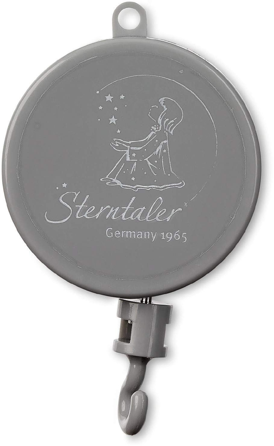 Sterntaler Spielwerk Sandmann, Geeignet ab der Geburt, Für Mobile, 12 x 7 x 4 cm, Grau