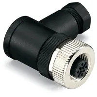WAGO Konfekt. Steckverbinder, 5-polig, M12-Bu gewinkelt 7569215050000
