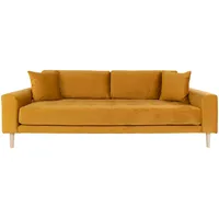 ebuy24 Lido 3-Sitzer-Sofa - Gelb