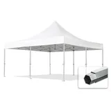 TOOLPORT Faltpavillon 5 x 5 m inkl. Seitenteile Weiß