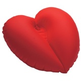 Dr.Winkler Dr. Winkler Badewannenkissen aufblasbar in Form eines Herz mit einem Saugnapf, rot