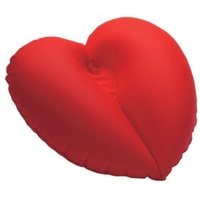 Dr.Winkler Dr. Winkler Badewannenkissen aufblasbar in Form eines Herz mit einem Saugnapf, rot