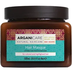 Arganicare Maske für gefärbtes und strapaziertes Haar Haarkur & -maske 500 ml 