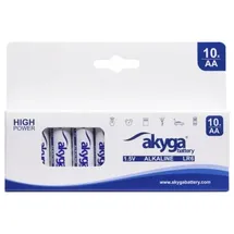 Akyga AA LR6 Mignon (AA)-Batterie Alkali-Mangan 3050 mAh 1.5 V 10 St.