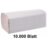 10000 Blatt Papierhandtücher Handtuchpapier Natur 25x23cm ZZ-Falz Papierhandtuch