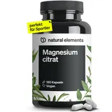 Natural Elements Magnesiumcitrat Kapseln 180 St.