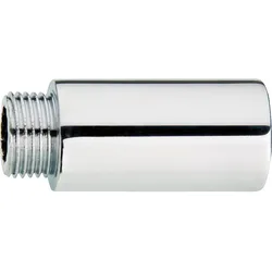 Fitting verchromt Hahnverlängerungen (AG x IG) (Ausführung: Gewindefitting verchromt Hahnverlängerung DN 25 1''AG - 40mm)