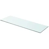 Ailgely Glasboden Glasscheibe Glasplatte, Glasregal Glasablage Wandregal Glas Bad-Regal Glas Badezimmer Regal Badablage Ablageregal für Glasregal Transparent 80 cm x 25 cm