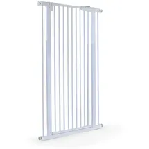 RAMROXX Absperrgitter Treppenschutzgitter Metall weiß verstellbar 72 -86cm 120cm hoch