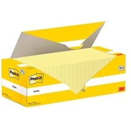 Post-it 18 + 6 GRATIS: Post-it® Haftnotizen gelb, 18 Blöcke + GRATIS 6 Blöcke