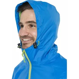 Trespass Qikpac Jacket Kompakt Zusammenrollbare Wasserdichte Regenjacke, Blau (Cobalt), L