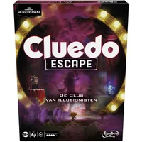 Hasbro Gaming Cluedo Escape: Der Club der Illusionisten, Escaperom- und Detektiv-Brettspiel - Niederländische Version