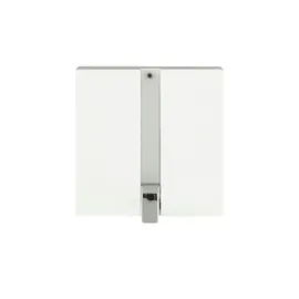Sconto Klapphaken Priepert - weiß - Maße cm B: 6 H: 6 T: 10.0