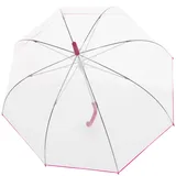 Doppler Stockschirm Fiber Nizza transparent pink