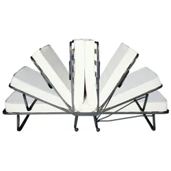 Veraflex Luxor Klappbett 90x200 cm mit Lattenrost  Ideal für Gäste und Reisen  Campingbett  Reisebett