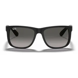 Ray-Ban Justin RB4165 601/8G 54 rubber black / grey gradient
